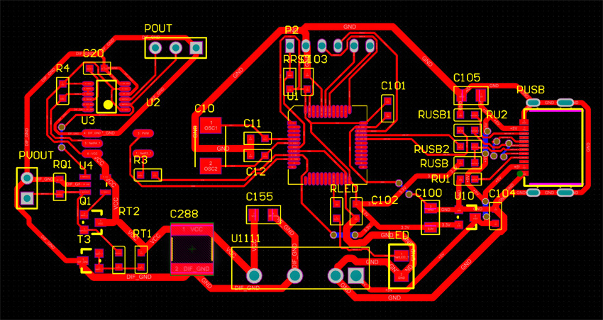 pcb电路板布图