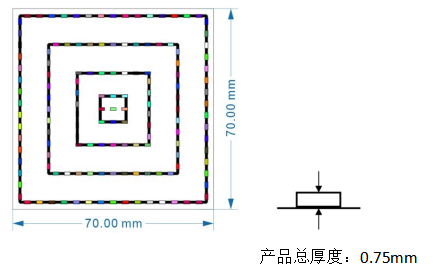 音箱超薄柔性数码管显示屏模块外形